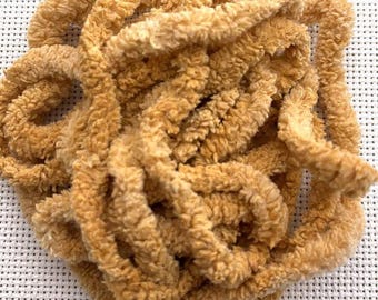 Butterscotch Petite Chenille Trim (PC-83) by Vintage NeedleArts ~ hand dyed 2 continuous yards