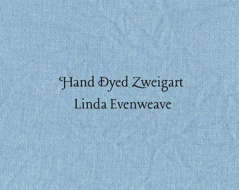 Summer Lake Linda Evenweave (LND-29) Hand Dyed Zweigart Cross Stitch Fabric