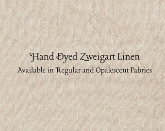 Mocha Linen (LN-72) ~ Hand Dyed Zweigart Cross Stitch Fabric