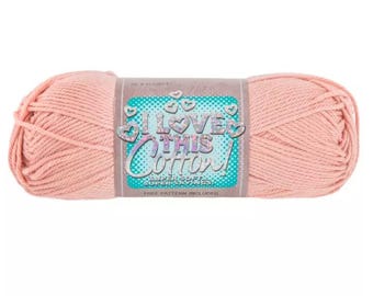 I Love This Cotton! Yarn (Warm Blush) ~ soft machine washable 100% cotton