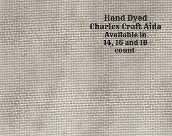 Driftwood Aida (CC-BDA-32) ~ Hand Dyed DMC/Charles Craft Cross Stitch Fabric from Vintage NeedleArts