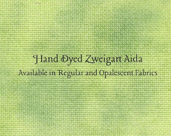 Witch's Brew Aida (Z-BDA-27-74-PT) Hand Dyed Zweigart Cross Stitch Fabric