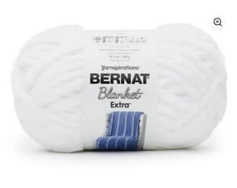 Bernat Blanket Yarn Extra ~ white