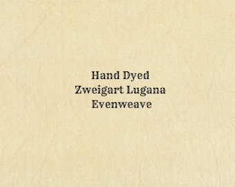 Gingersnap Lugana Evenweave (LG-2) Hand Dyed Zweigart Cross Stitch Fabric