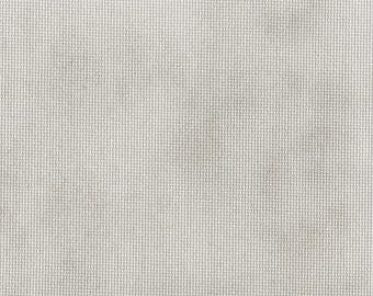 SHORT CUT - Stone (BD) Hand Dyed Charles Craft Aida Cross Stitch Fabric from Vintage NeedleArts