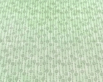 PER YARD ~ Green Potpourri Quilter's Cotton from Windham Fabrics ~ 100% cotton fabric flowers