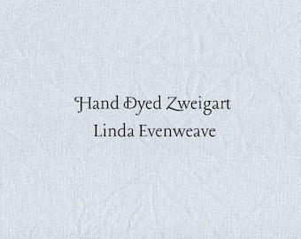 Misty Morning Linda Evenweave (LND-70) Hand Dyed Zweigart Cross Stitch Fabric