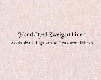 Vintage Rose Linen (LN-60) ~ Hand Dyed Zweigart Cross Stitch Fabric