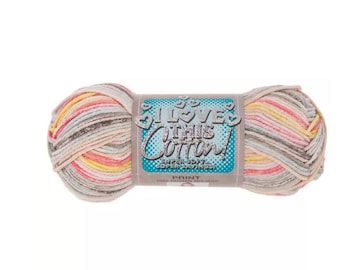 I Love This Cotton! Print Yarn (City Beat) ~ soft machine washable 100% cotton