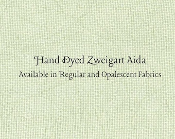 Cactus Aida (Z-DDA-48) Hand Dyed Zweigart Cross Stitch Fabric