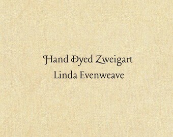 Gingersnap Linda Evenweave (LND-2) Hand Dyed Zweigart Cross Stitch Fabric