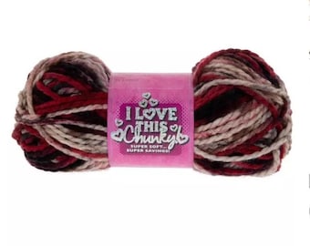 I Love This Chunky Print Yarn (Safari Trek)