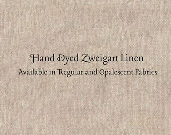 Victorian Lace Linen (LN-22-37-PT) ~ Hand Dyed Zweigart Cross Stitch Fabric