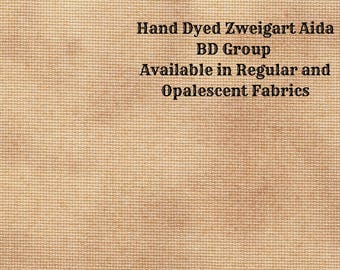 Autumn Harvest Aida (Z-BDA-100-4-PT) Hand Dyed Zweigart Cross Stitch Fabric