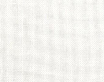 White Zweigart Linen ~ undyed fabric available in 28/32/36/40/46 count
