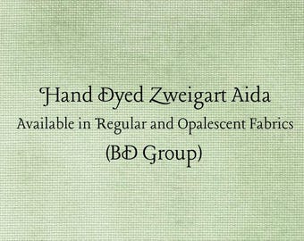 Cactus Aida (Z-BDA-48) Hand Dyed Zweigart Cross Stitch Fabric