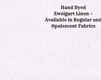 Violet Frost Linen (LN-28) ~ Hand Dyed Zweigart Cross Stitch Fabric from Vintage NeedleArts - available in regular and opalescent linen