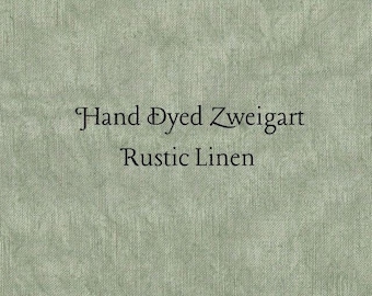 Sherwood Forest Rustic Linen (FLN-24) ~ Hand Dyed Zweigart Cross Stitch Fabric