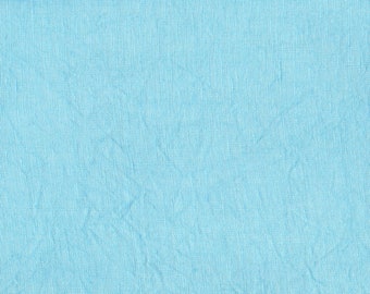 Turquoise Blue Linen (LN-23) ~ Hand Dyed Cross Stitch Fabric from Vintage NeedleArts - 25/28/32/36/40/46 count regular and opalescent