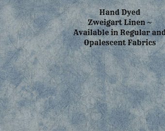 Nantucket Sound Linen (LN-64-26-PT) ~ Hand Dyed Zweigart Cross Stitch Fabric from Vintage NeedleArts - available in regular and opal linen