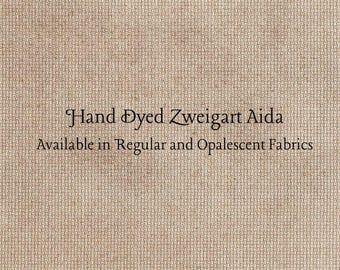 Walnut Aida (Z-BDA-18) Hand Dyed Zweigart Cross Stitch Fabric