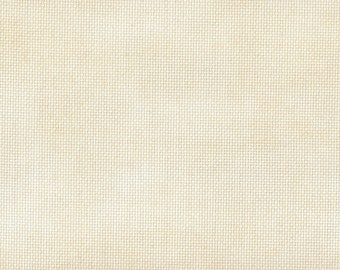 Aida SHORT CUT - Almond (BD) Hand Dyed Cross Stitch Fabric from Vintage NeedleArts