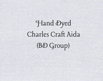 Lavender Frost Aida (CC-BDA-82) ~ Hand Dyed Charles Craft Cross Stitch Fabric