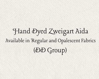Magnolia Aida (Z-DDA-33) Hand Dyed Zweigart Cross Stitch Fabric