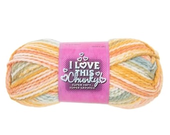 I Love This Chunky Print Yarn (Sunburst Harvest)