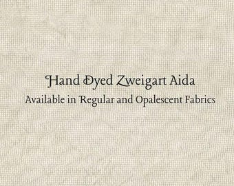 Milkweed Aida (Z-DDA-68) Hand Dyed Zweigart Cross Stitch Fabric