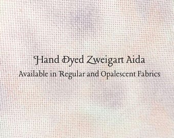 Pixie Dust Aida (Z-BDA-8-6-21-PT) Hand Dyed Zweigart Cross Stitch Fabric