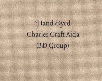 Portobello Aida (CC-BDA-101) ~ Hand Dyed Charles Craft Cross Stitch Fabric