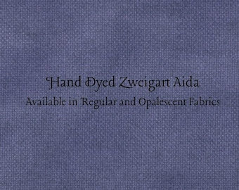 Twilight Aida (Z-BDA-118) Hand Dyed Zweigart Cross Stitch Fabric