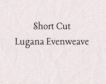 SHORT CUT - Angel Hand Dyed Zweigart Lugana Evenweave Cross Stitch Fabric