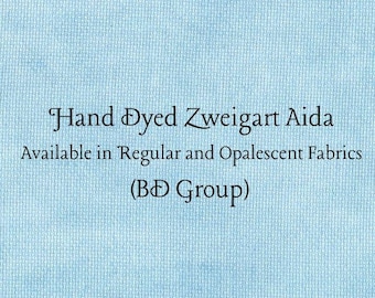 Summer Sky Aida (Z-BDA-88) Hand Dyed Zweigart Cross Stitch Fabric