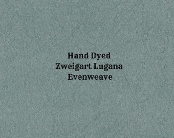 Mistletoe Lugana Evenweave (LG-109) Hand Dyed Zweigart Cross Stitch Fabric