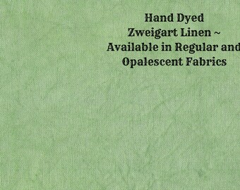 Rosemary Linen (LN-74) ~ Hand Dyed Zweigart Cross Stitch Fabric from Vintage NeedleArts - available in regular and opalescent linen