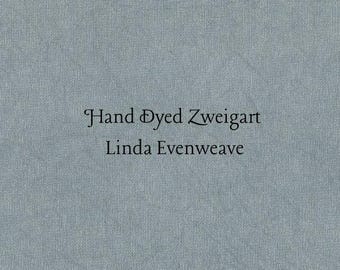 Nantucket Green Linda Evenweave (LND-64) Hand Dyed Zweigart Cross Stitch Fabric