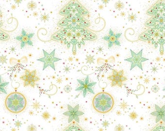 Delicate Trees Fabric from P & B Textiles/Turnowsky Treasures ~ 100% cotton for sewing/quilting