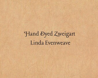 Pumpkin Spice Linda Evenweave (LND-4) Hand Dyed Zweigart Cross Stitch Fabric
