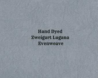 Moonlight Bay Lugana Evenweave (LG-111) Hand Dyed Zweigart Cross Stitch Fabric