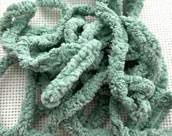Verdigris Petite Chenille Trim (PC-47) by Vintage NeedleArts ~ hand dyed 2 continuous yards