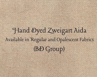 Portobello Aida (Z-BDA-101) Hand Dyed Zweigart Cross Stitch Fabric