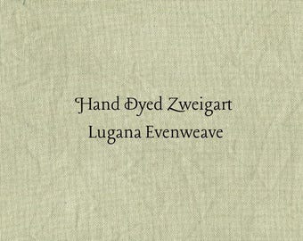 Milkweed Lugana Evenweave (LG-68) Hand Dyed Zweigart Cross Stitch Fabric