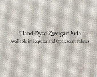 Stone Aida (Z-BDA-36) Hand Dyed Zweigart Cross Stitch Fabric