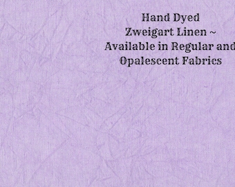 You're Turning Violet, Violet! Linen (LN-104) ~ Hand Dyed Zweigart Cross Stitch Fabric from Vintage NeedleArts - available in regular & opal
