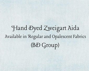 Sky Aida (Z-BDA-62) Hand Dyed Zweigart Cross Stitch Fabric