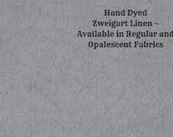 Black Magic Linen (LN-31) ~ Hand Dyed Zweigart Cross Stitch Fabric from Vintage NeedleArts - available in regular & opalescent linen