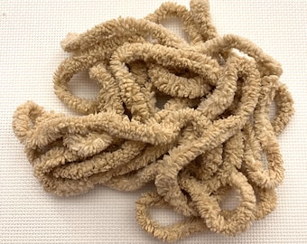 Caramel Creme Petite Chenille Trim (PC-61) by Vintage NeedleArts ~ hand dyed 2 continuous yards