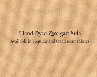 Pumpkin Spice Aida (Z-DDA-4) Hand Dyed Zweigart Cross Stitch Fabric